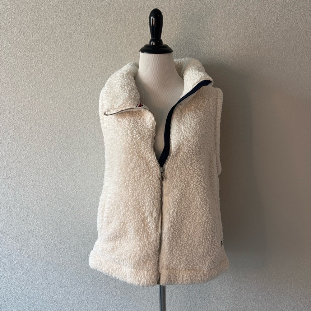 Tommy Hilfiger Women's Cream Teddy Jacket